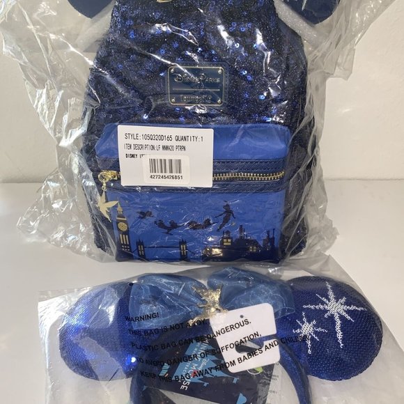 Disney Minnie Main Peter Pan Set Loungefly & ears main image 5